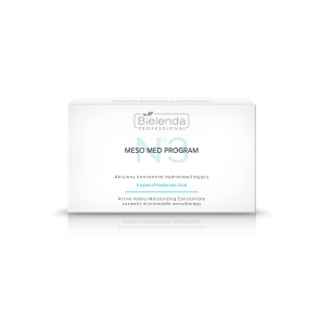 BIELENDA PROFESSIONAL ACTIVE HYDRO-MOISTURIZING CONCENTRATE 5 TYPES OF HYALURONIC ACID 10 x 3ml