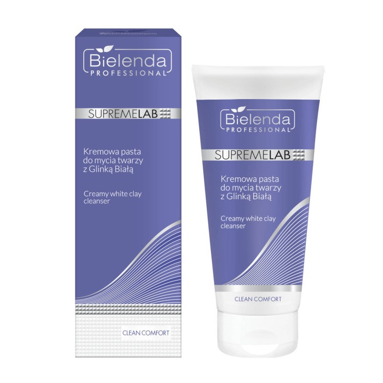 Bielenda Supremelab Clean Comfort Creamy Face Washing Paste with White Clay 150ml