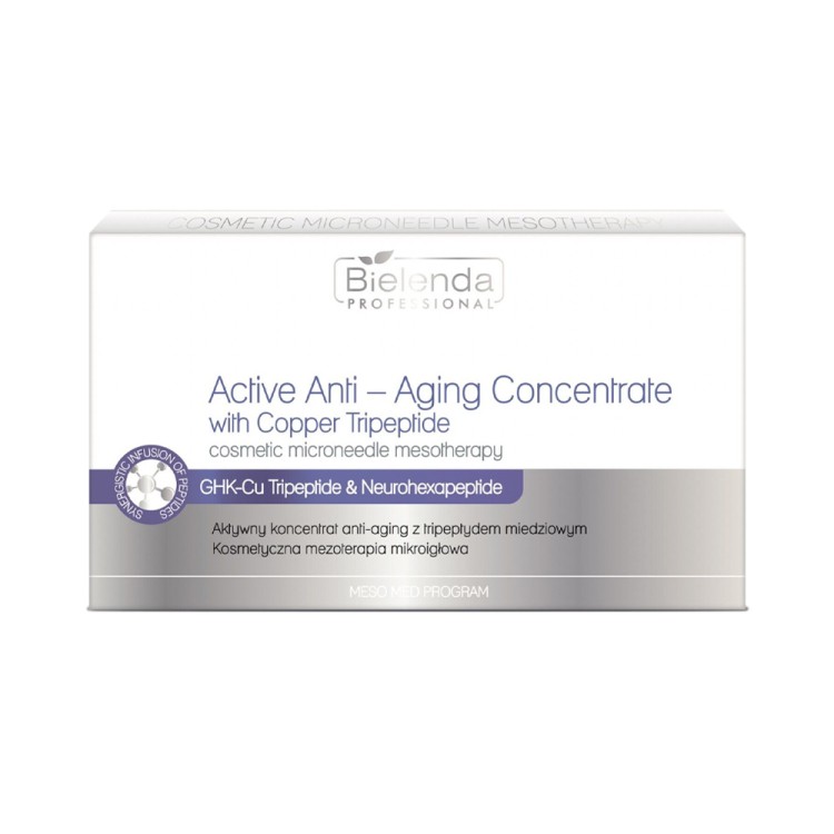 Bielenda Professional Active Anti Ageing Concentrate With Cooper Tripeptide 10x3ml