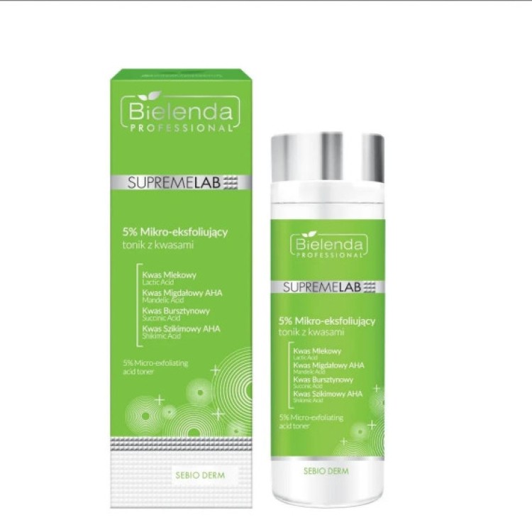 SUPREMELAB Sebio Derm 5% micro-exfoliating acid tonic 200ml