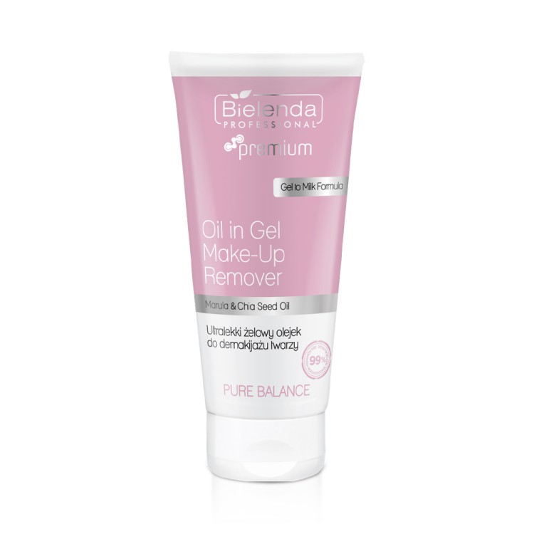 BIELENDA PROFESSIONAL PURE BALANCE ultralight gel oil for makeup removal 150g