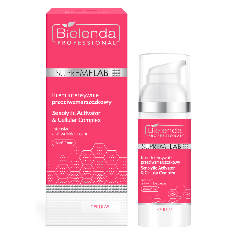 BIELENDA SUPREMELAB CELLULAR INTENSIVE ANTI-WRINKLE CREAM SENOLYTIC ACTIVATOR & CELLULAR COMPLEX 50 ml BIELENDA SUPREMELAB CELLULAR INTENSIVE ANTI-WRINKLE CREAM SENOLYTIC ACTIVATOR & CELLULAR COMPLEX 50 ml