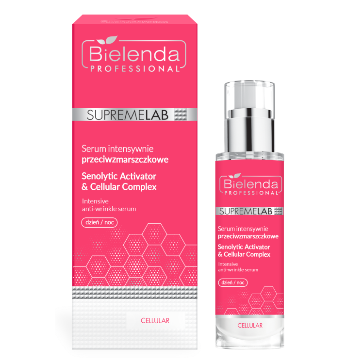 BIELENDA SUPREMELAB CELLULAR SERUM INTENSIVE ANTI-WRINKLE SENOLYTIC ACTIVATOR & CELLULAR COMPLEX 30ml BIELENDA SUPREMELAB CELLULAR SERUM INTENSIVE ANTI-WRINKLE SENOLYTIC ACTIVATOR & CELLULAR COMPLEX 30ml