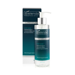 SUPREMELAB MEN LINE  refreshing cleansing face wash gel 200ml SUPREMELAB MEN LINE  refreshing cleansing face wash gel 200ml