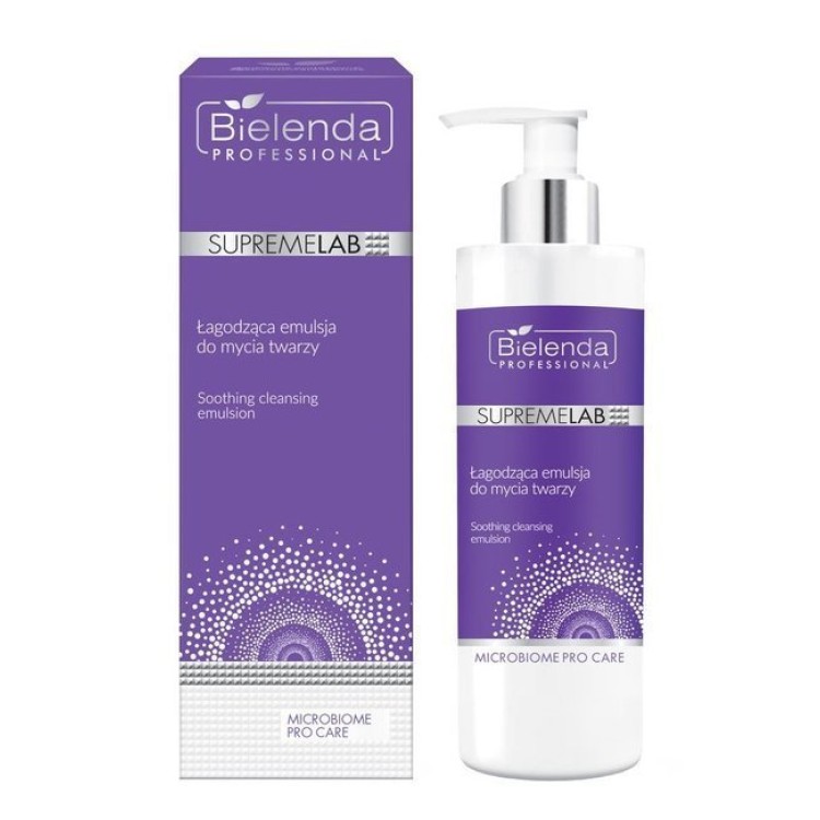 BIELENDA PROFESSIONAL Supremelab Microbiome Pro Care Soothing face wash lotion, 175 g