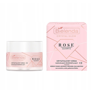 Bielenda Crystal Glow Rose Quartz Moisturizing and Illuminating Cream for Dry and Normal Skin 50ml Bielenda Crystal Glow Rose Quartz Moisturizing and Illuminating Cream for Dry and Normal Skin 50ml