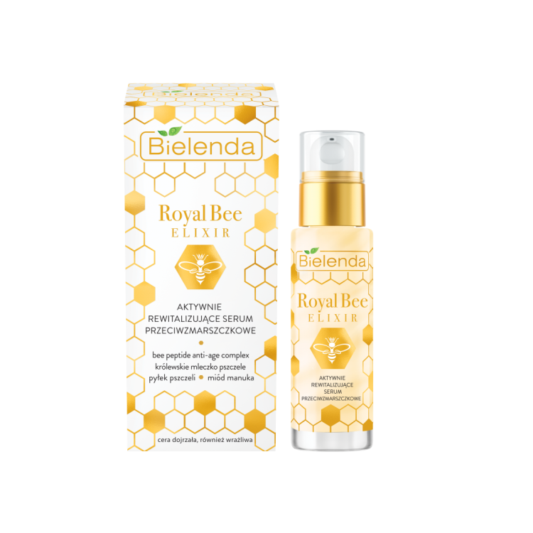 BIELENDA ROYAL BEE ELIXIR Actively revitalizing anti-wrinkle serum 30ml EXP: 06.2024