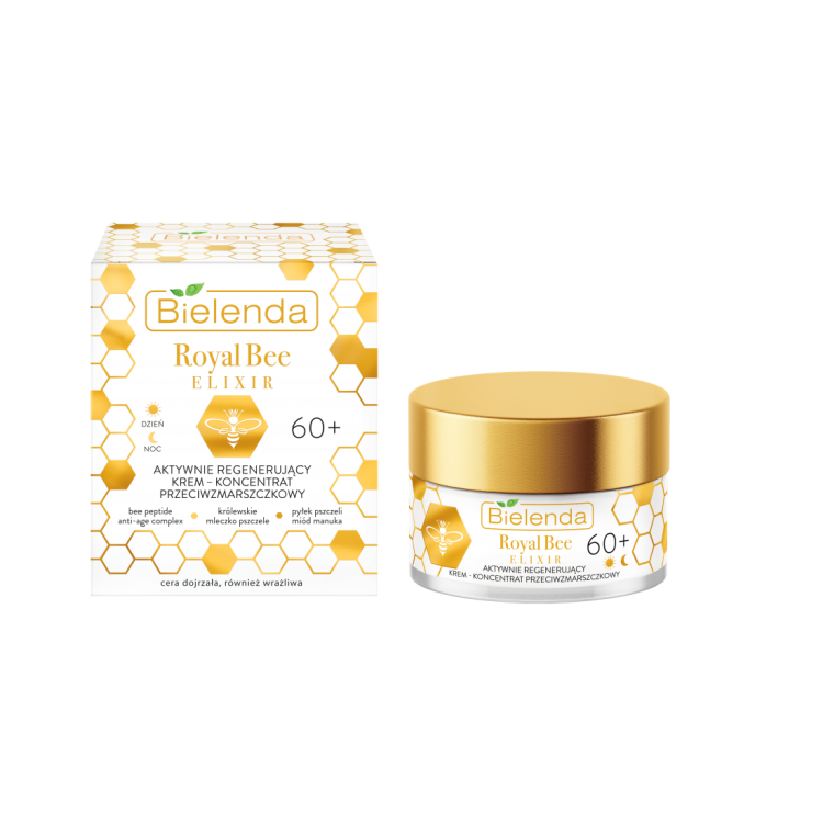 BIELENDA ROYAL BEE ELIXIR Actively regenerating cream - anti-wrinkle concentrate 60+ DAY / NIGHT 50ml EXP: 04.2024