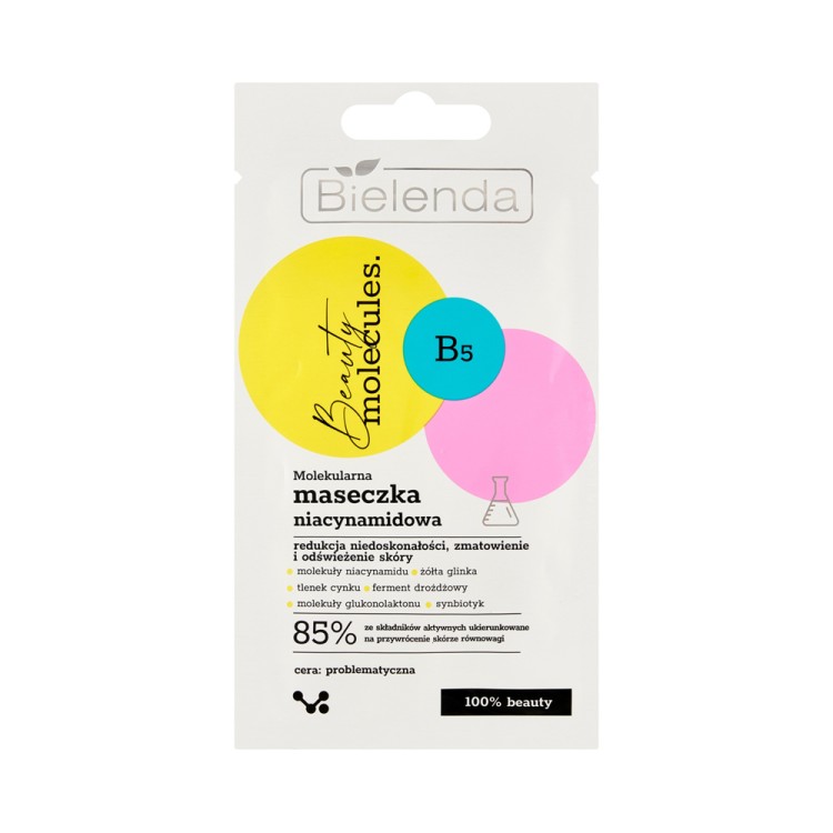 BIELENDA BEAUTY MOLECULES Molecular niacinamide mask 8g