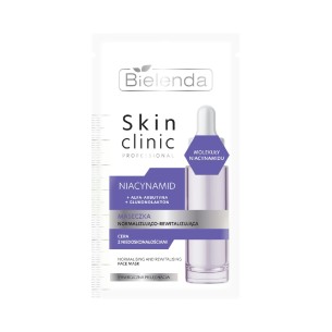 BIELENDA SKIN CLINIC PROFESSIONAL  NIACYNAMID  NORMALISING & REVITALISING FACE MASK  8g BIELENDA SKIN CLINIC PROFESSIONAL  NIACYNAMID  NORMALISING & REVITALISING FACE MASK  8g