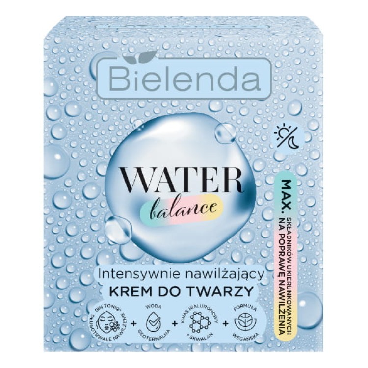 Bielenda WATER BALANCE Intensely moisturizing face cream, 50ml