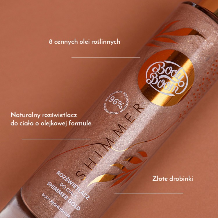 BODY BOOM BODY HIGHLIGHTER FOR ANY TYPE OF SKIN 100ml EXP: 01.2026 BODY BOOM BODY HIGHLIGHTER FOR ANY TYPE OF SKIN 100ml EXP: 01.2026