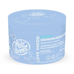 HAIRBOOM O3ZON Moisturizing ozone mask - treatment 225ml HAIRBOOM O3ZON Moisturizing ozone mask - treatment 225ml
