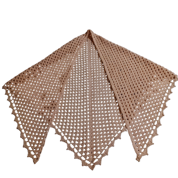 THE CIRCLE STUDIO 100% MERINO WOOL HAND MADE SCARF IN DUSTY ROSE