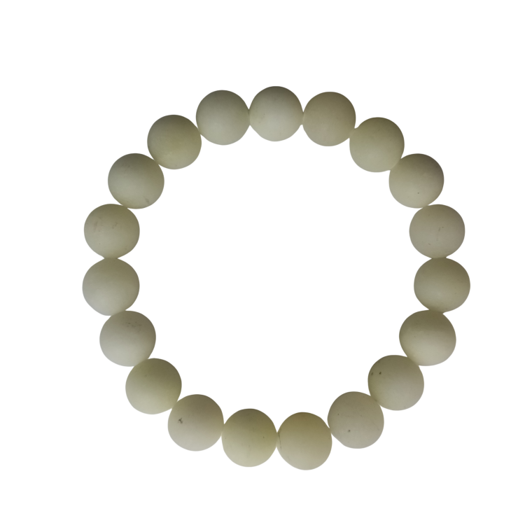 THE CIRCLE STUDIO JADE BRACELET ON ADJUSTABLE STRING 