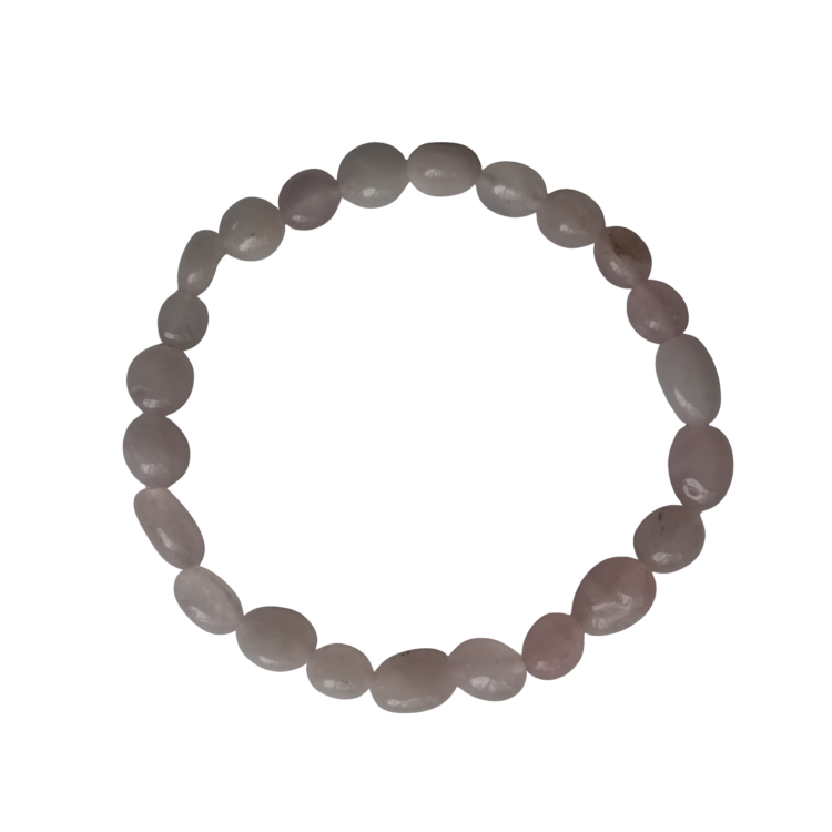 THE CIRCLE STUDIO PINK QUARTZ BRACELET ON ADJUSTABLE STRING 