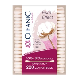 Cleanic Pure Effect Hygienic cotton buds 200 pieces