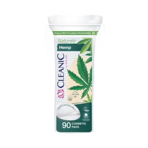 CLEANIC NATURALS COSMETIC PADS WITH HEMP 90 PCS CLEANIC NATURALS COSMETIC PADS WITH HEMP 90 PCS