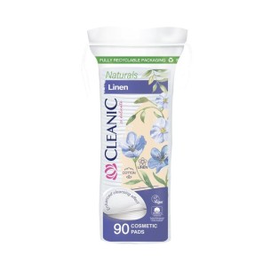CLEANIC NATURALS COSMETIC PADS WITH LINEN 90 PCS CLEANIC NATURALS COSMETIC PADS WITH LINEN 90 PCS