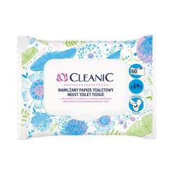Cleanic Moistened Toilet Paper Chamomile 60pcs