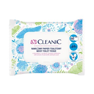 Cleanic Moistened Toilet Paper Chamomile 60pcs Cleanic Moistened Toilet Paper Chamomile 60pcs
