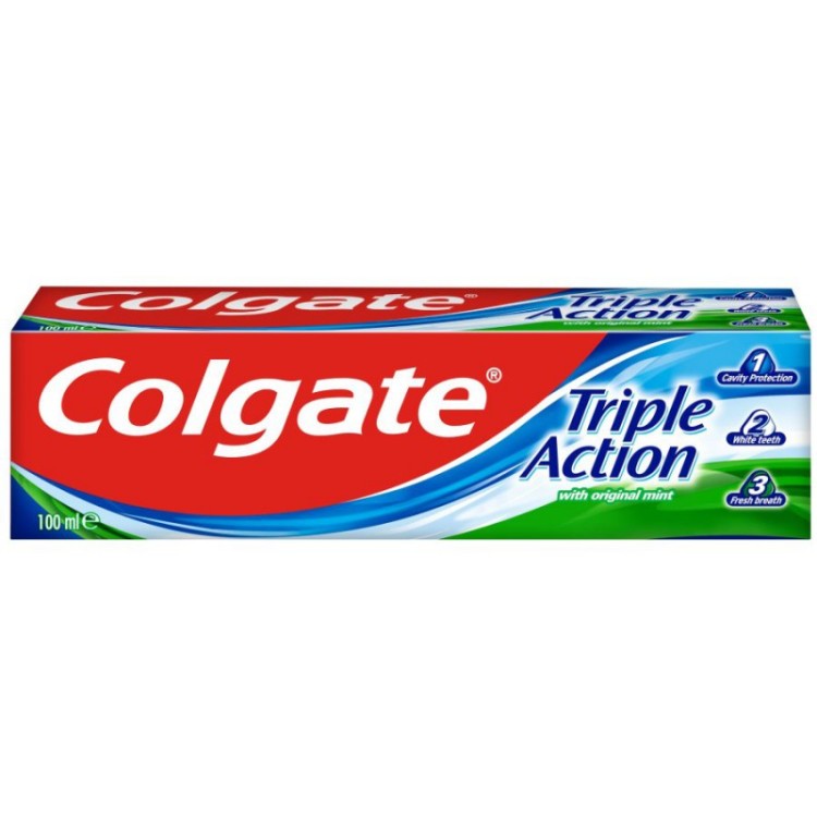 Colgate Triple Action Original Mint Toothpaste 100ML