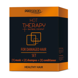 PROSALON PROFESSIONAL Hot therapy for damaged hair set 3x50g