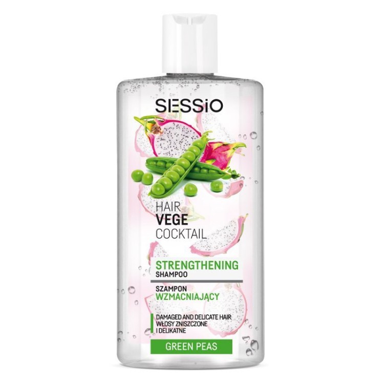 CHANTAL SESSIO HAIR VEGE COCKTAIL STRENGTHENING SHAMPOO WITH PEAS PROTEINS 300G