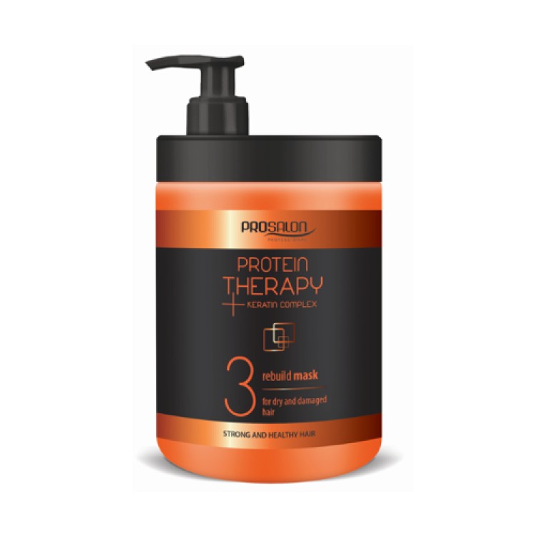 Chantal Hair Protein Therapy - Rebuild Mask with Keratin Complex - Strong & Healthy Hair 1000 g