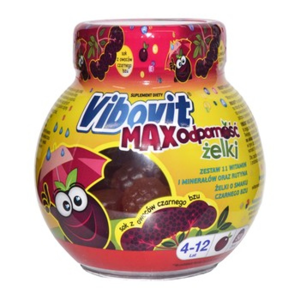 Vibovit Max Resistance Jelly - 50 pieces, 225g Vibovit Max Resistance Jelly - 50 pieces, 225g