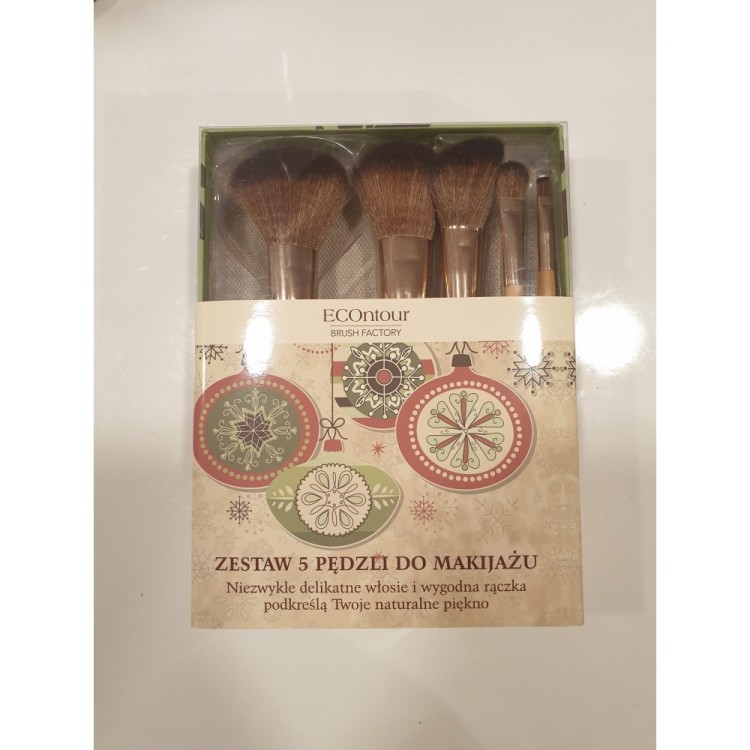 ECOntour brush factory set of 5 make-up brushes