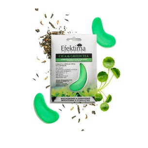 EFEKTIMA HYDROGEL EYE PADS CICA & GREEN TEA BRIGHTENING and STIMULATING 1 pair EFEKTIMA HYDROGEL EYE PADS CICA & GREEN TEA BRIGHTENING and STIMULATING 1 pair