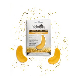EFEKTIMA HYDROGEL EYE PADS GOLD & COLLAGEN WRINKLES & TIRED SKIN 1 pair EFEKTIMA HYDROGEL EYE PADS GOLD & COLLAGEN WRINKLES & TIRED SKIN 1 pair