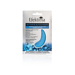 EFEKTIMA HYDROGEL EYE PADS RETINOL & VITAMINS REVITALIZATION & SHADOW UNDER EYES 1 pair EFEKTIMA HYDROGEL EYE PADS RETINOL & VITAMINS REVITALIZATION & SHADOW UNDER EYES 1 pair