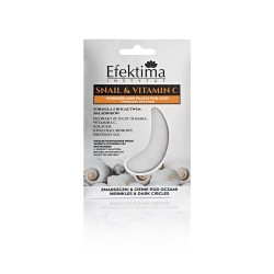 EFEKTIMA HYDROGEL EYE PADS SNAIL & VITAMIN C WRINKLES & DARK CIRCLES 1 pair