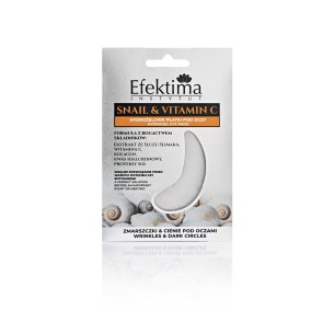 EFEKTIMA HYDROGEL EYE PADS SNAIL & VITAMIN C WRINKLES & DARK CIRCLES 1 pair EFEKTIMA HYDROGEL EYE PADS SNAIL & VITAMIN C WRINKLES & DARK CIRCLES 1 pair