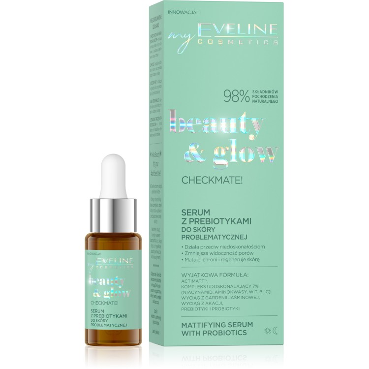 Eveline Beauty & Glow  Serum with Prebiotics for Problematic Skin 18ml