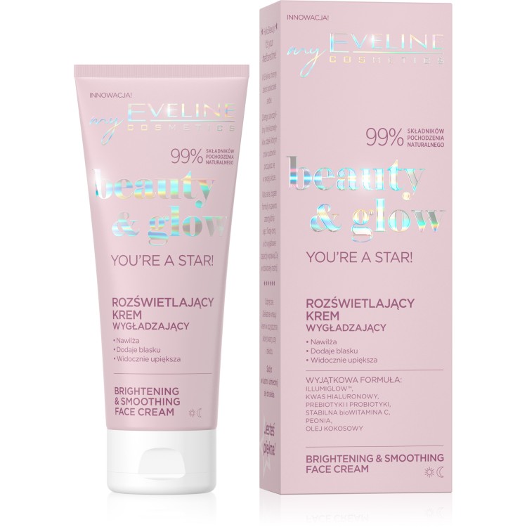 Eveline Beauty & Glow Illuminating Smoothing Cream for All Skin Types 75ml