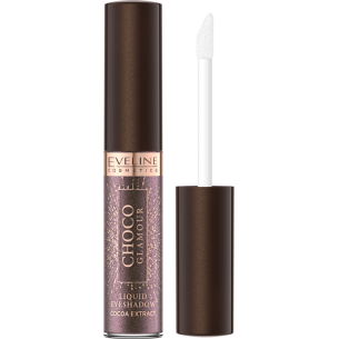 EVELINE CHOCO GLAMOUR LIQUID WATERPROOF EYESHADOW WITH COCOA EXTRACT no.06 6.5ml EVELINE CHOCO GLAMOUR LIQUID WATERPROOF EYESHADOW WITH COCOA EXTRACT no.06 6.5ml