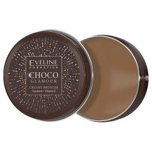 EVELINE CHOCO GLAMOUR CREAMY BRONZER WITH SQUALANE + VITAMIN E no.01 EVELINE CHOCO GLAMOUR CREAMY BRONZER WITH SQUALANE + VITAMIN E no.01