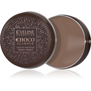 EVELINE CHOCO GLAMOUR CREAMY BRONZER WITH SQUALANE + VITAMIN E no.02 EVELINE CHOCO GLAMOUR CREAMY BRONZER WITH SQUALANE + VITAMIN E no.02