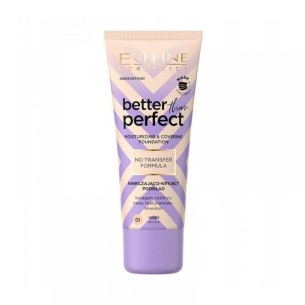 EVELINE BETTER THAN PERFECT MOISTURIZING-COVERING FOUNDATION 01 IVORY 30ml EVELINE BETTER THAN PERFECT MOISTURIZING-COVERING FOUNDATION 01 IVORY 30ml