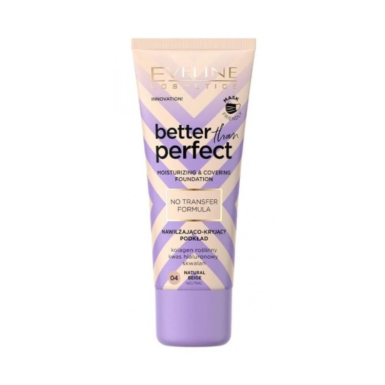 Eveline Better than Perfect moisturizing and covering Foundation 04 Natural Beige 30ml