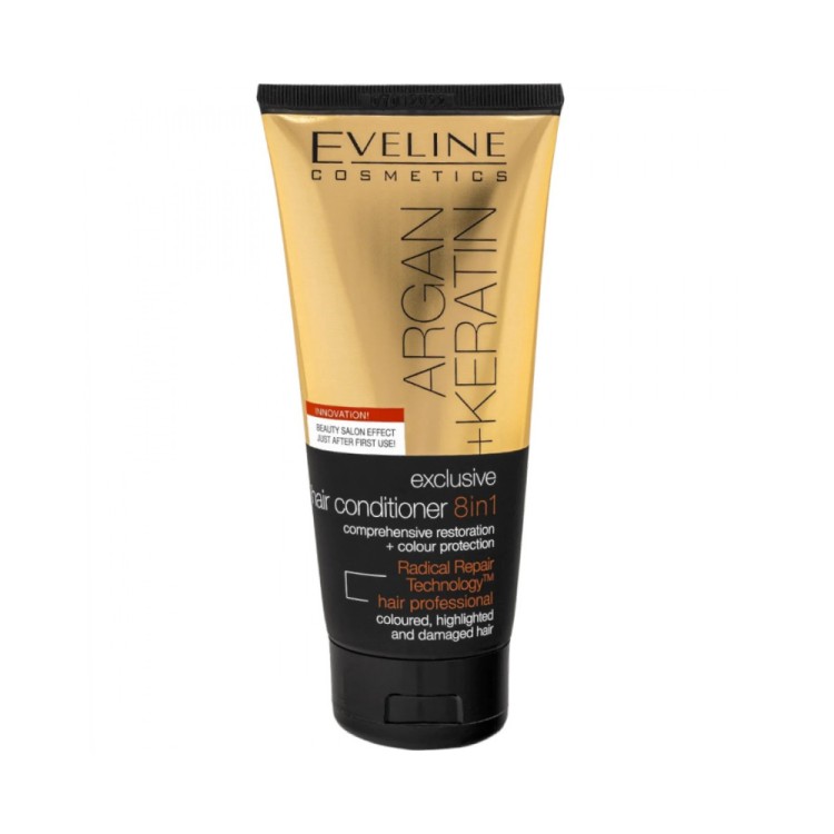 Eveline Argan + Keratin Exclusive 8in1 Hair Conditioner 200ml