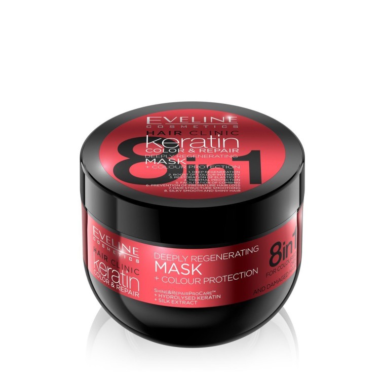 EVELINE Hair Clinic Keratin Color & Repair Mask 500ml