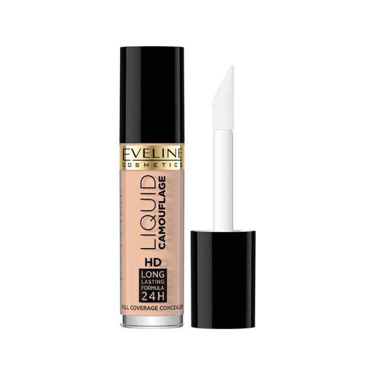 EVELINE LIQUID CAMOUFLAGE COVERING CONCEALER 02 NATURAL 5ML