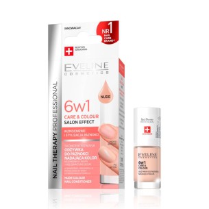 EVELINE NAIL THERAPY COLOUR NAIL CONDITIONER 6IN1 NUDE 5ml EVELINE NAIL THERAPY COLOUR NAIL CONDITIONER 6IN1 NUDE 5ml