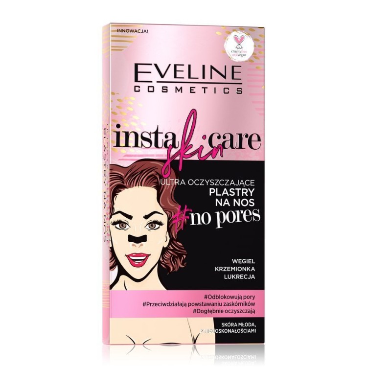 EVELINE INSTA SKIN DEEPLY PURYFIFYING NOSE STRIPS 2pcs