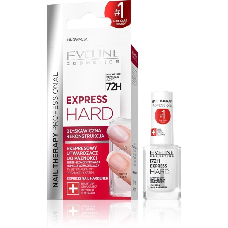 Eveline Nail Therapy Express Hardener for nails Express Hard 12ml
