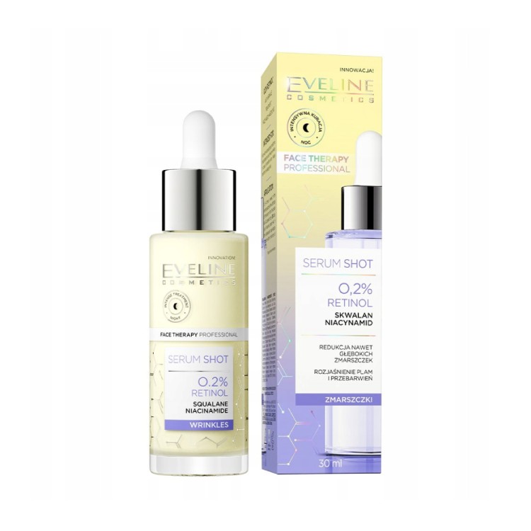 EVELINE SERUM SHOT Treatment with 0.2% retinol for the face, neck and cleavage 30ml